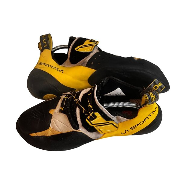 La Sportiva Solution Rock Climbing Shoes Mens Size 44 10.5 Vibram XS Grip 2 - Picture 2 of 10